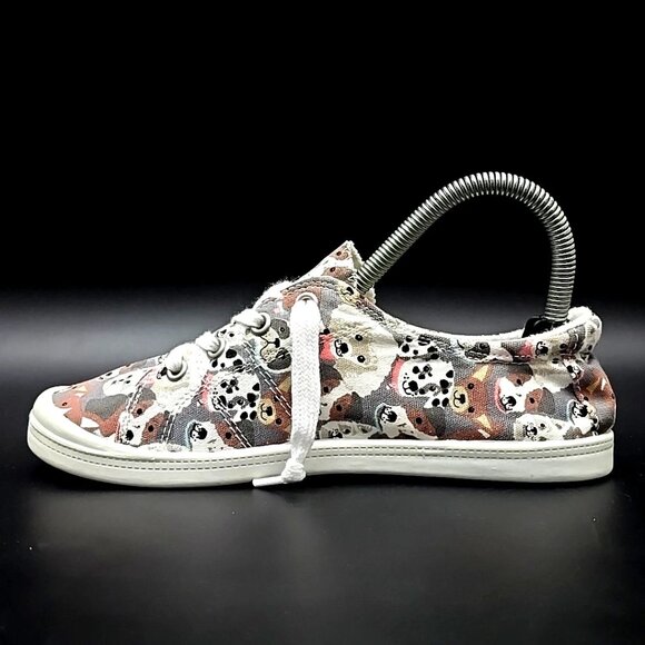 Isaac Mizrahi Ressa Multi Dogs Print Walking Slip on Sneaker Women's Size 6 M - Picture 7 of 12